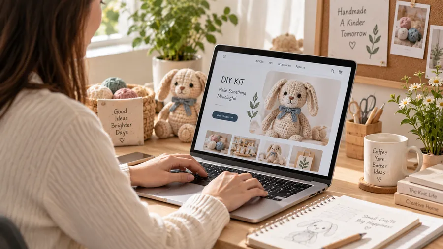 Online store selling DIY craft kits